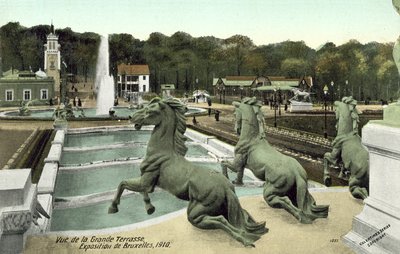 Grand Terrace, Brussels Exhibition, 1910 by European Photographer